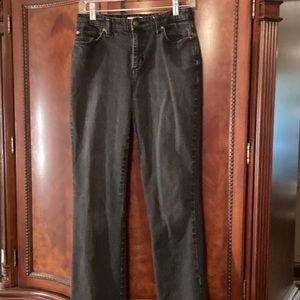 Black jeans. No bling, just a great pair of black jeans. Size 8